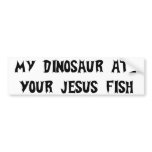 Dinosaur Eats Jesus Fish