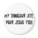 Dinosaur Eats Jesus Fish