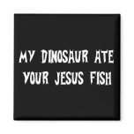 Dinosaur Eats Jesus Fish
