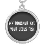 Dinosaur Eats Jesus Fish