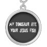 Dinosaur Eats Jesus Fish