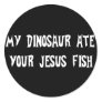 Dinosaur Eats Jesus Fish