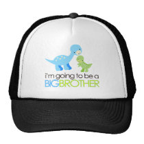 Dinosaur I'm Going to Be A Big Brother hats