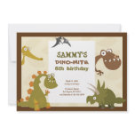 Dinosaur Land Birthday Invitation