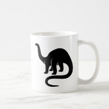 Dinosaur Mug -  Black