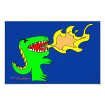 Dinosaur or Dragon Art by little t + Joseph Adams Photographic Print