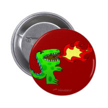 Dinosaur or Dragon by Jessica Jimerson - 2 Buttons
