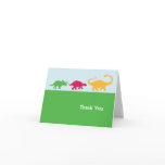 Dinosaur Stampede Thank You Card
