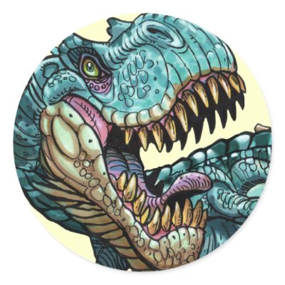 Dinosaur Sticker by chiodobros