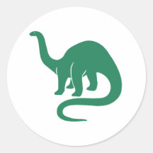 Dinosaur Sticker Green
