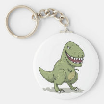 Dinosaur T Rex Cartoon Key Chains