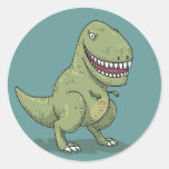 Dinosaur T Rex Cartoon Stickers