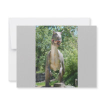 Dinosaur T-Rex Custom Invitations