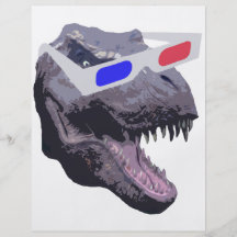 Dinosaur t-shirts full color flyer
