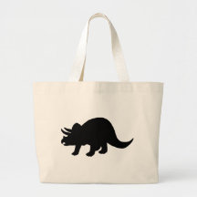 Dinosaur - Triceratops Canvas Bags