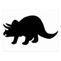 Dinosaur - Triceratops Postcards