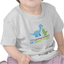 Dinosaure je vais être un frère t-shirt