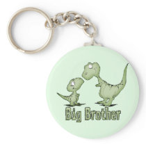 Dinosaurs Big Brother Keychain