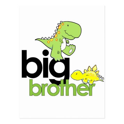 dinosaurs big brother post cards