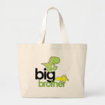 dinosaurs big brother tote bags