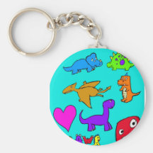 Dinosaurs! Keychains