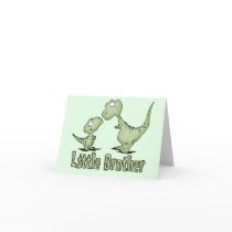 Dinosaurs Little Brother Greeting Card