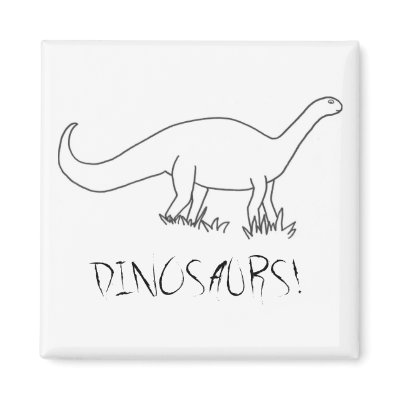 DINOSAURS! MAGNET by sammimlamv