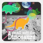 Dinosaurs on the Moon Stickers
