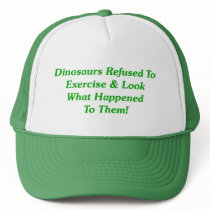 Dinosaurs Refused To Exercise Mesh Hat