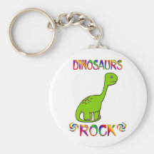 DINOSAURS ROCK KEYCHAIN