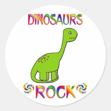 DINOSAURS ROCK STICKER