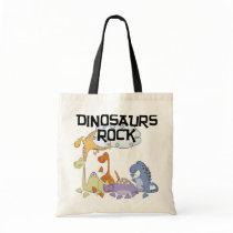 Dinosaurs Rock Tshirts and Gifts Tote Bag