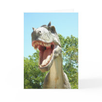Dinosaurs T-Rex Greeting Cards