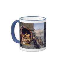 Diogène a entouré par des chiens - par Jean Léon G Mug