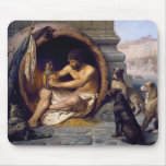 Diogenes Surrounded by Dogs - by Jean Leon Gerome Mouse Pad