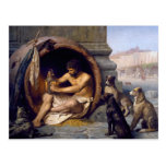 Diogenes Surrounded by Dogs - by Jean Leon Gerome Postcard