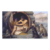 Diogenes Surrounded by Dogs - by Jean Leon Gerome