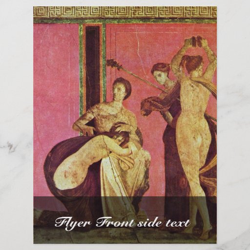 Dionysiac Frieze With Whipped Girls And Bacchante Flyers