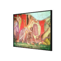 Dionysian Entourage with Dionysus Canvas Print