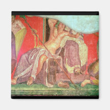 Dionysian Entourage with Dionysus Fridge Magnets