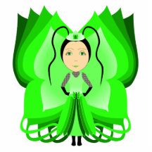 Diopside Butterfly Princess Cut Outs