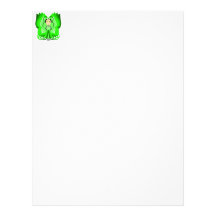 Diopside Butterfly Princess Personalized Letterhead