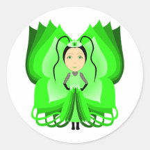 Diopside Butterfly Princess Stickers