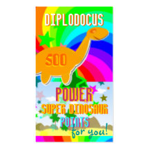 Diplodocus Power Super Dinosaur 500 Points Cards Business Cards