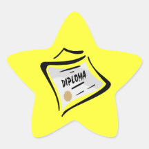 Diploma 3 star sticker