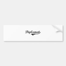 Diplomat Professional Job Bumper Stickers
