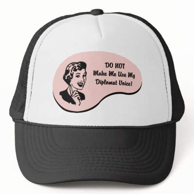 Diplomat Voice Trucker Hats by whatitis