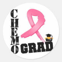 Diplômé de chimio de cancer du sein autocollant