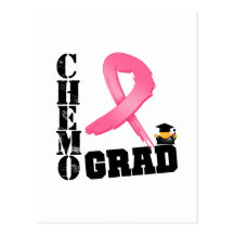 Diplômé de chimio de cancer du sein carte postale