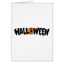 Dire de Halloween Carte De Vœux